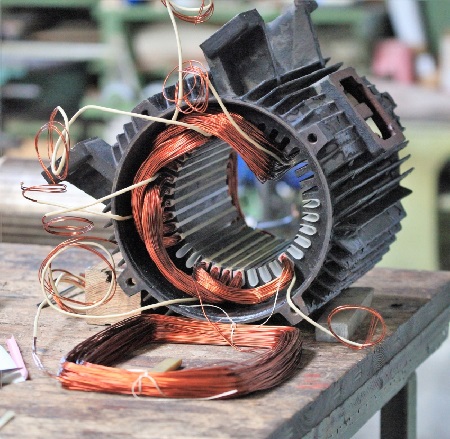 Embobinado de motor eléctrico
