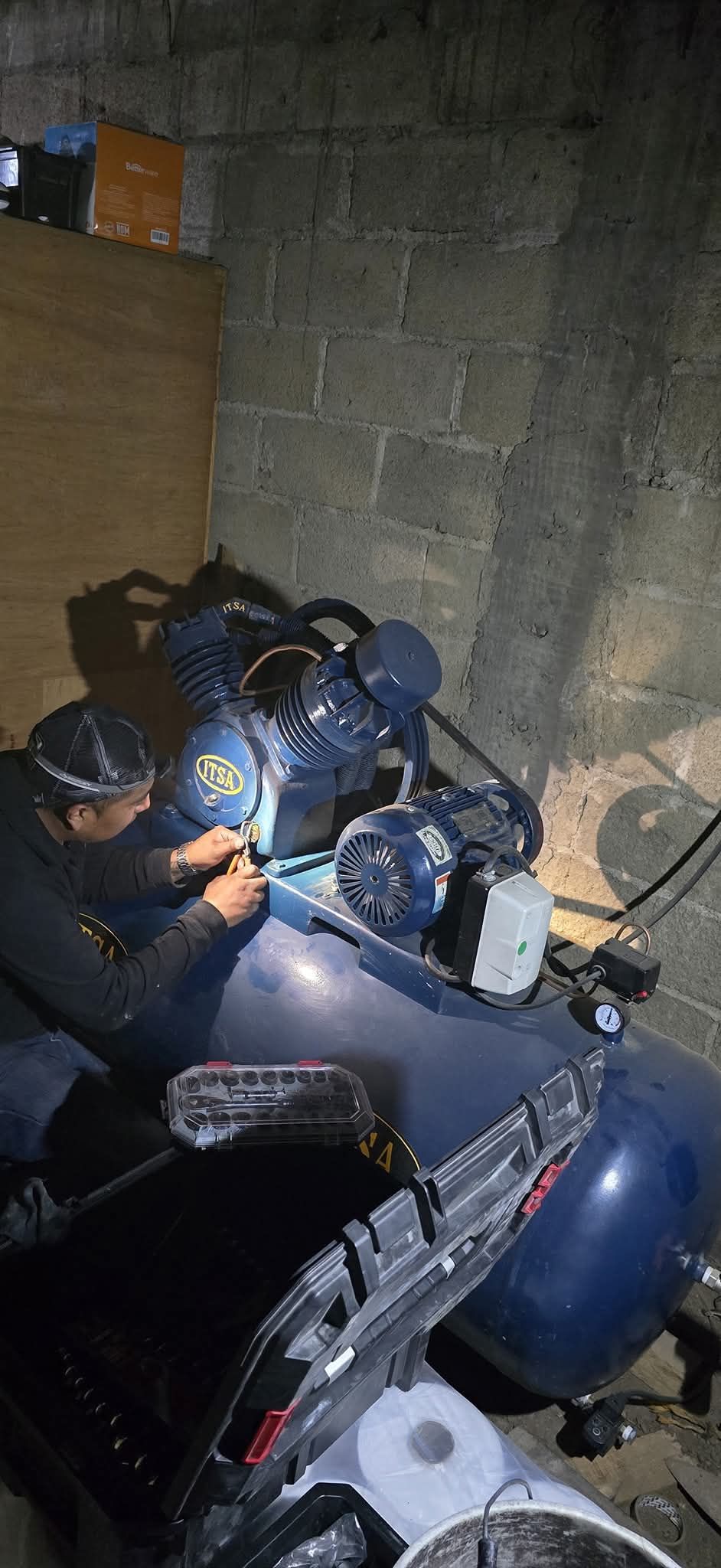 Servicio preventivo a compresor de pistón ITSA