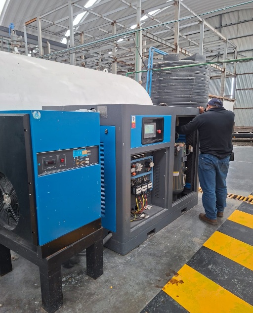 Instalación industrial de gran escala