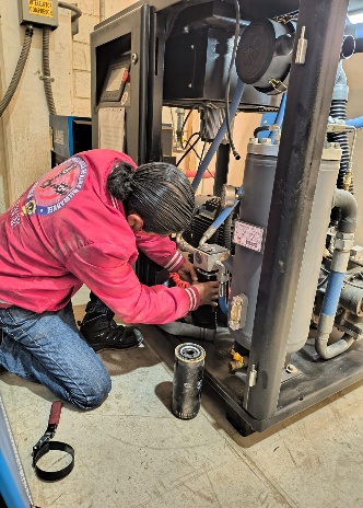 Reparación de secador de aire